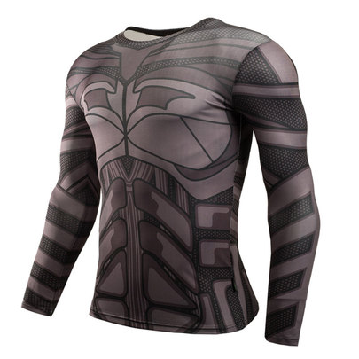 long sleeve batman workout shirt