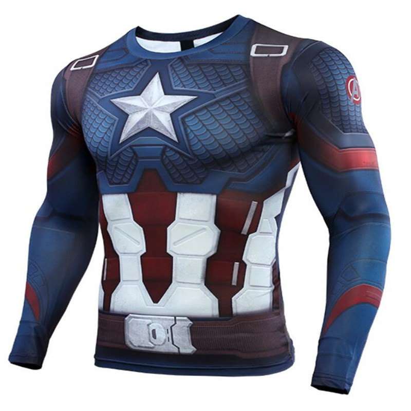 Captain America Endgame Compression Shirt