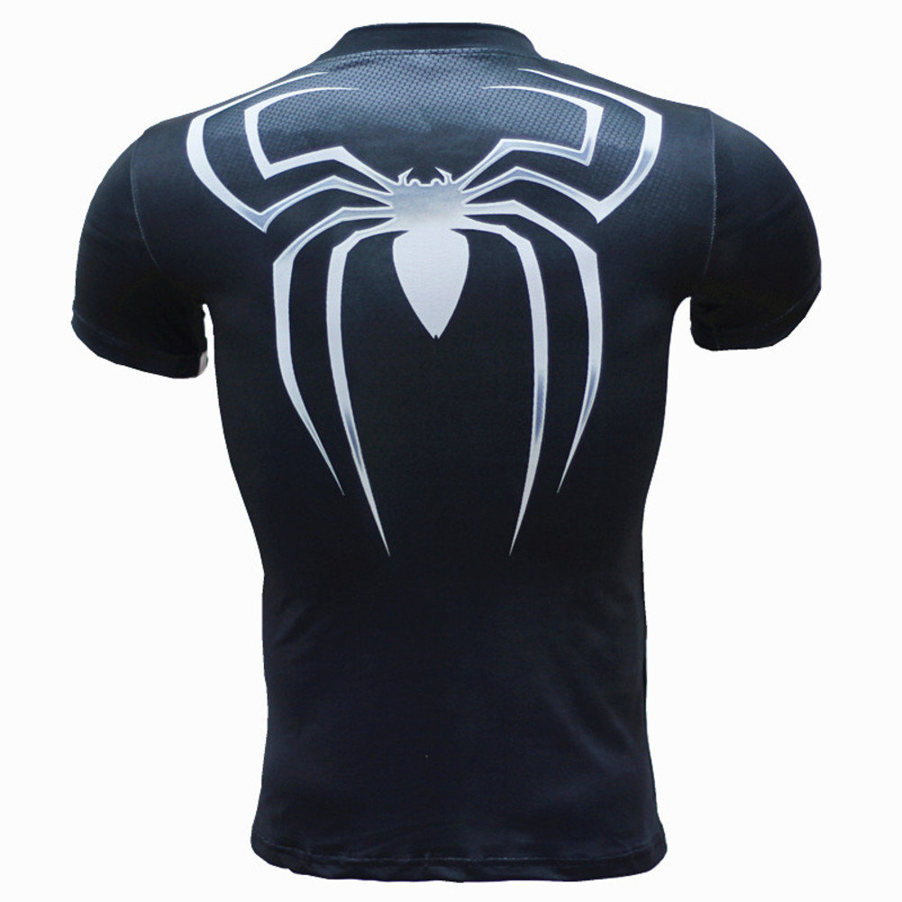 Black Spiderman Compression Shirt - PKAWAY