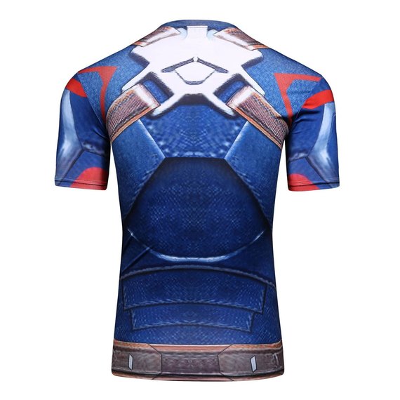 marvel captain america civil war t-shirt blue block letters