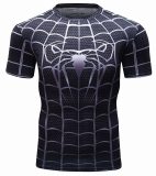 personalized spiderman workout shirt