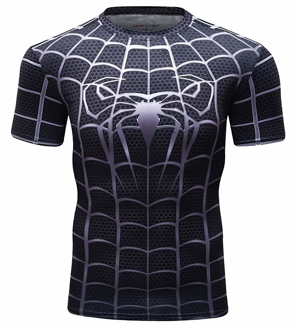 Spiderman Workout Shirt Black