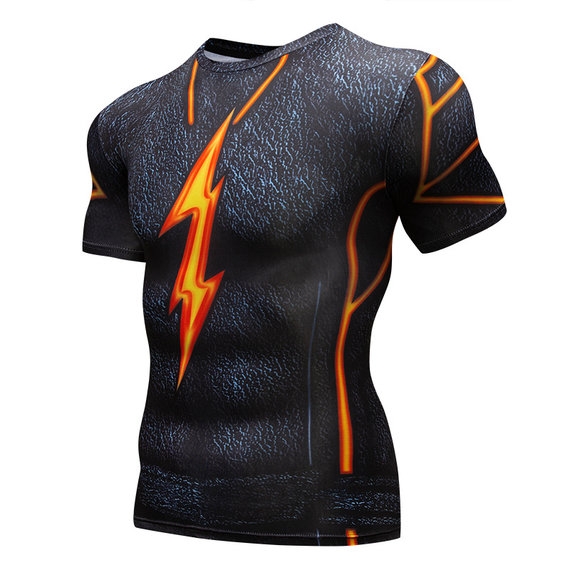 orange the flash t shirt mens