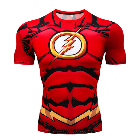 dri fit the flash tv shirt red