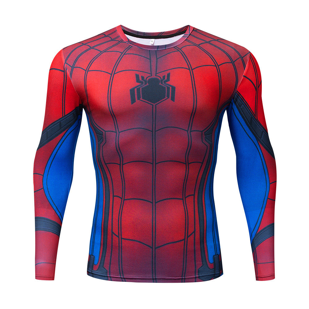 Spiderman Compression Shirt Long Sleeve - PKAWAY