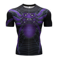 dri fit spider man compression shirt