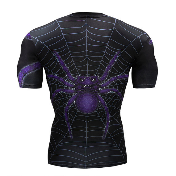 quick dry spider shirt purple
