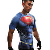quick dry superman gym shirt