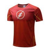red the flash log t shirt for mens