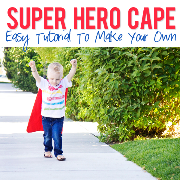 diy superhero cape tutorial