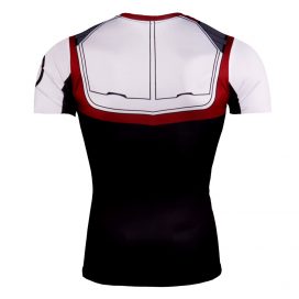 Short Sleeve dri fit Avengers Marvel Endgame Quantum Realm Compression Shirt For athletic