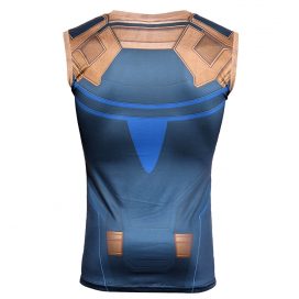 Short Sleeve Slim Dri Fit Avengers Marvel Infinity War Thanos Workouts Shirt
