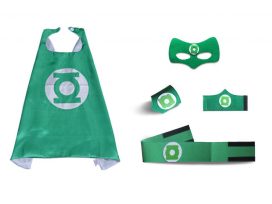 Green Lantern Cape and Mask For boys