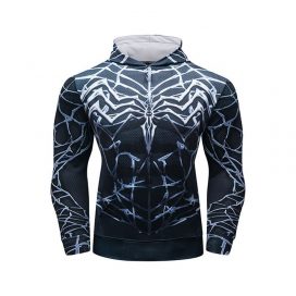 Long Sleeve Pullover Black venom hoodie / sweatshirt