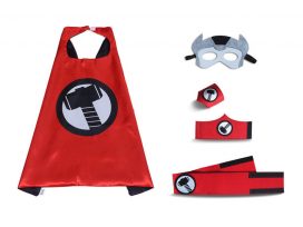 Marvel Superhero Thor Cape And Mask For Childrens