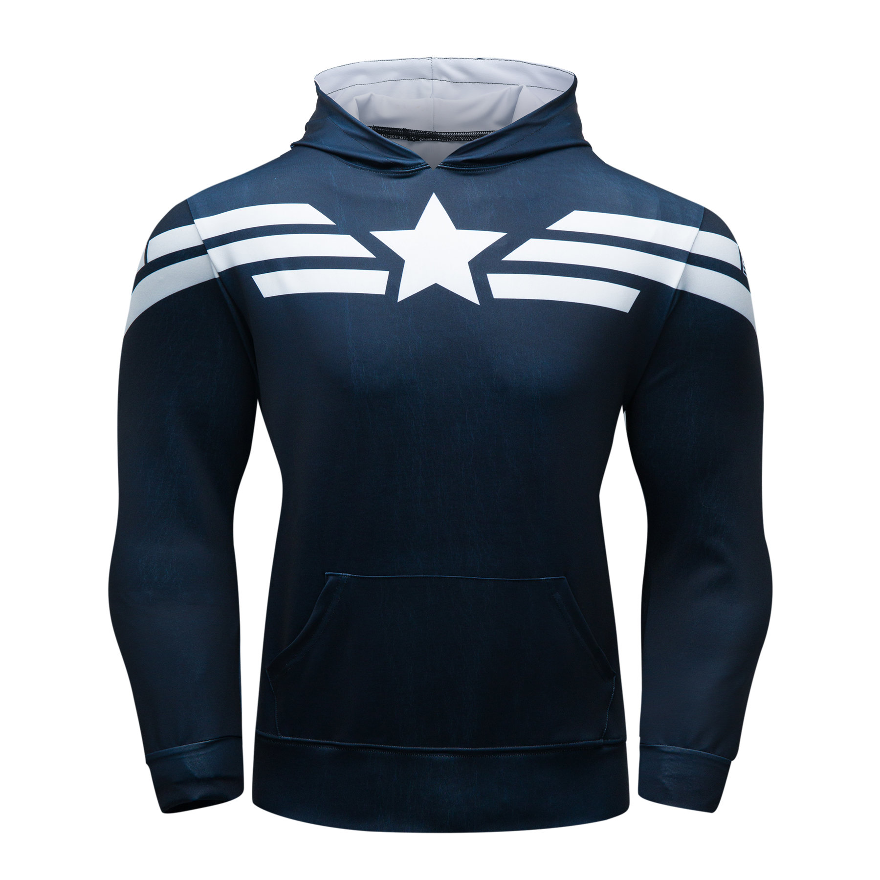 Navy Blue Captain America Winter Hoodie