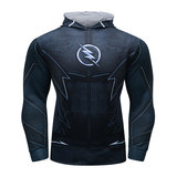 Long Sleeve pullover Black flash hoodie mens