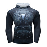 marvel spiderman zip hoodie