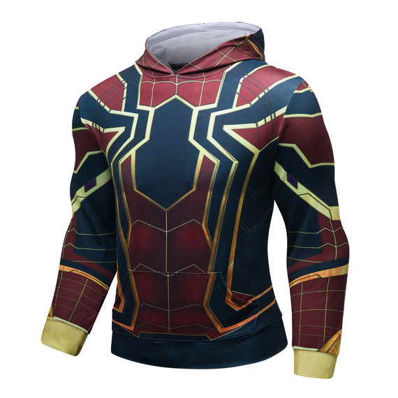 red spider-man homecoming hoodie pullover