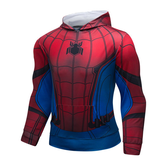 Long Sleeve Spider Man Far From Home Red Hoodie