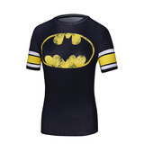 short sleeve dri fit slim batman logo shirt for girls