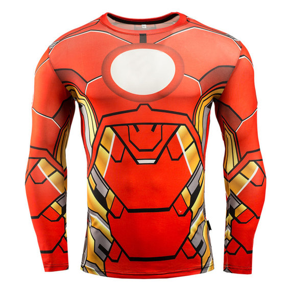 red iron man 4th birthday shirt long sleeve