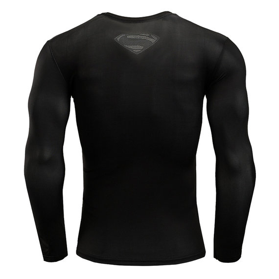 long sleeve dri fit superman workout gear