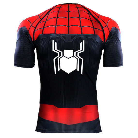 short sleeve Spider Man Far From Home T Shirt For Gym