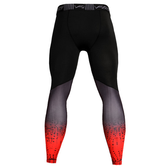 red compression running pants mens