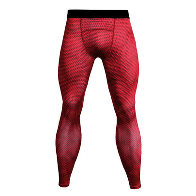 Mens Red Compression Tights