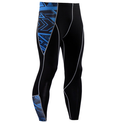 blue compression pants