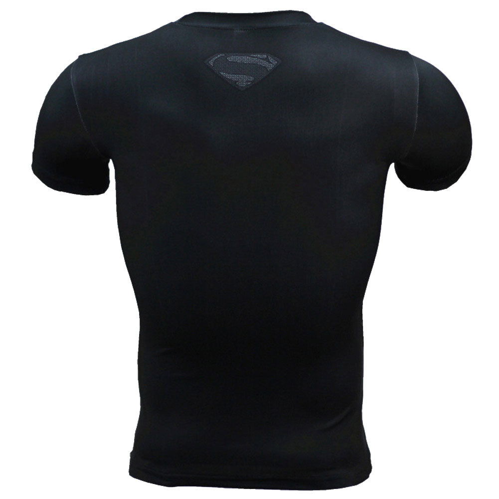 Dri Fit Black Superman Workout Shirt - PKAWAY
