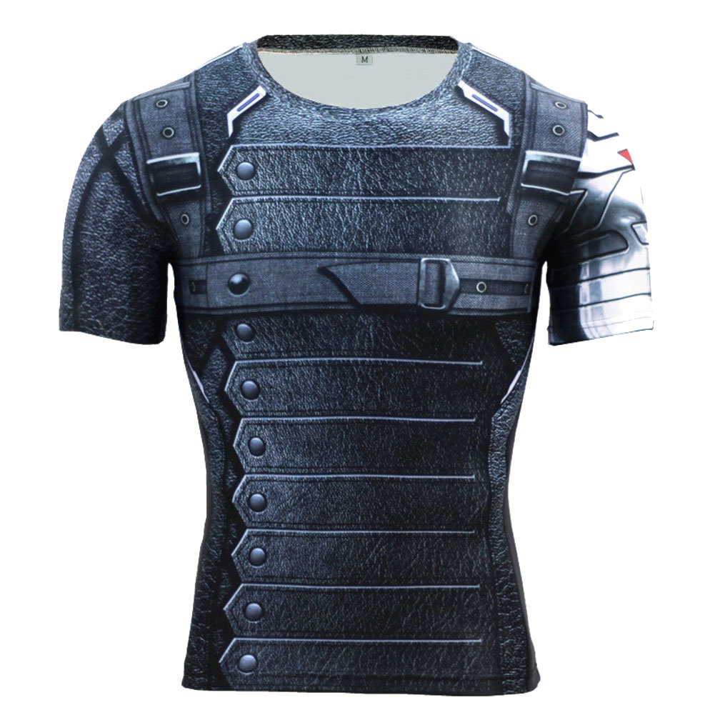 Slim Dri Fit Marvel Winter Soldier T Shirt