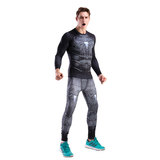 The Black Spider Man Compression UnderShirt And Pant