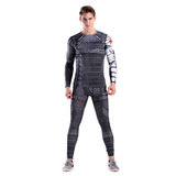 Winter Soldier Compression Shirt And Pant For Mens