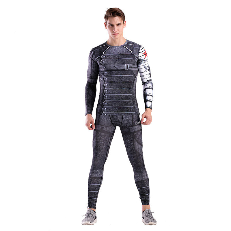 Winter Soldier Compression Shirt And Pant