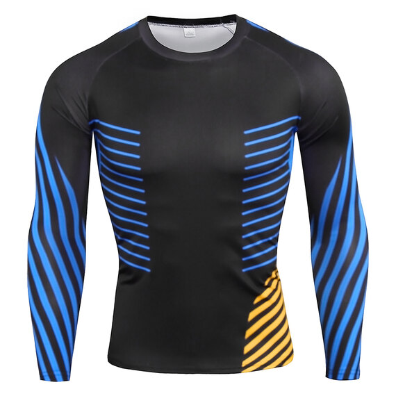 men's stretch long sleeve t shirts