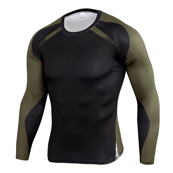 men's long sleeve gym shirts & sports leggings