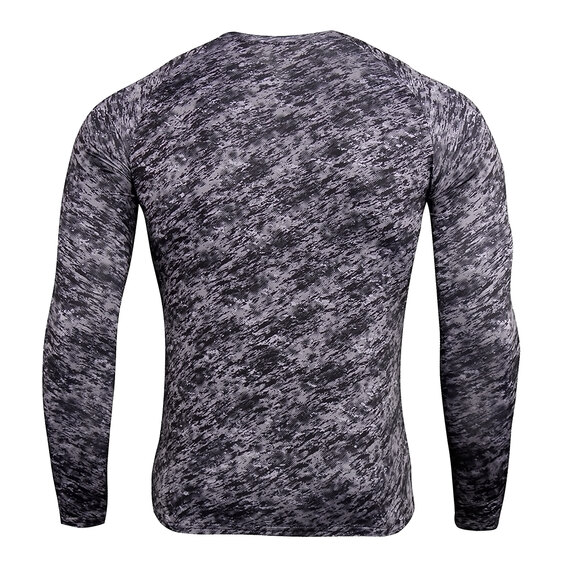 men's long sleeve fitness compression shirt & activewear leggings camo