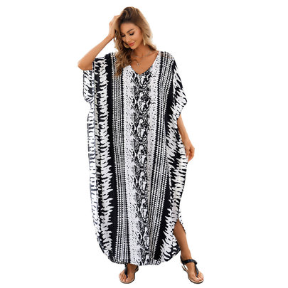 Women's Long Plus Size Swimwear Cover Up beachwear clothing,Free Size