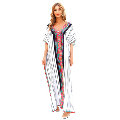 Women's Beach Cover Up Plus Size For Summer Vacation summer dresses with sleeves,Free Size
