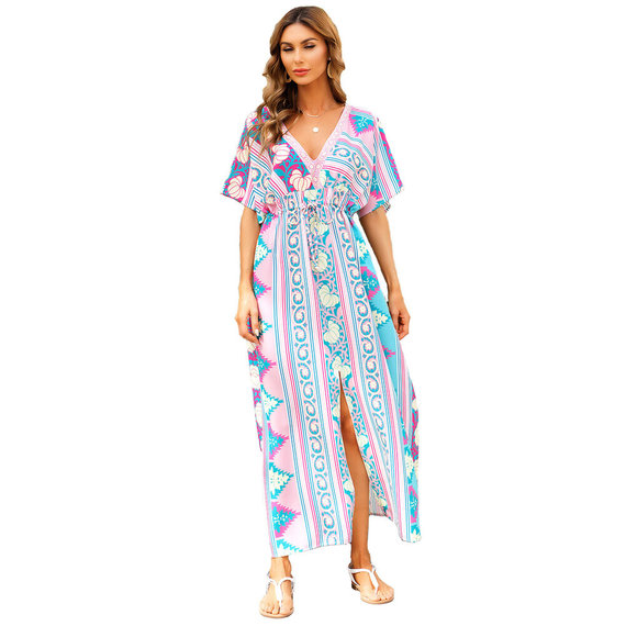 Casual Knee Length Casual Summer Restore Dresses Women's Swim Cover Up