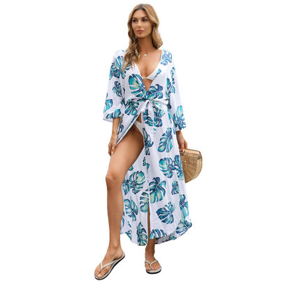 boho summer maxi dresses Women's Swim Cover Up