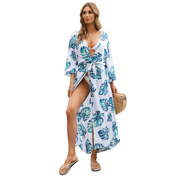 boho summer maxi dresses Women's Swim Cover Up