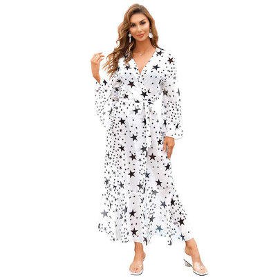 Womens Beach Cardigan Boho Summer Dresses white Chiffon See Through Long Bikini Swimsuit Cover Up Plus Size