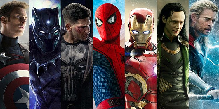 popular marvel superhero characters