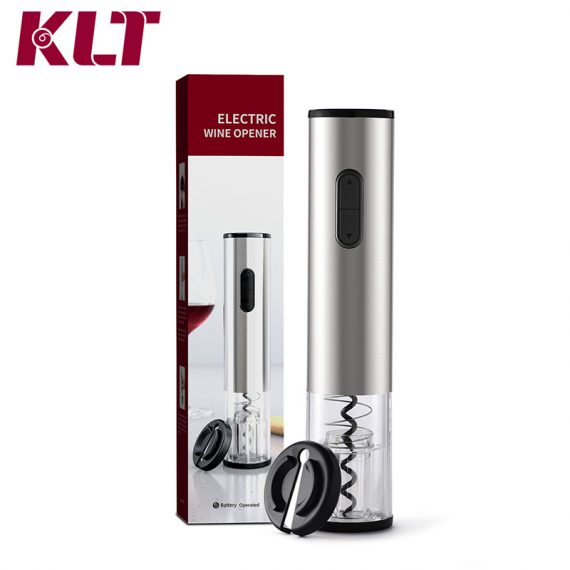 Automatic Stainless Steel Corkscrew With Foil Cutter