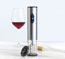 Stainless Steel electric wine opener automatic with led light