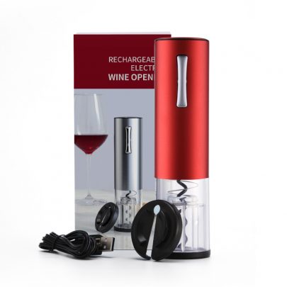 Rechargeable Automatic Electric Wine Opener Red