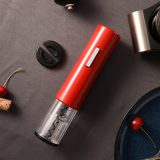red automatic electric cork remover
